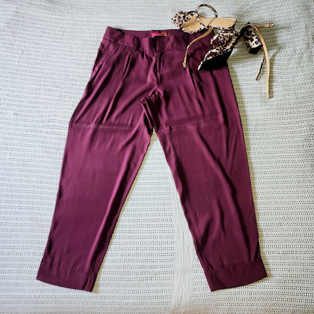 | Alice + Olivia Plum Arthur Pant
